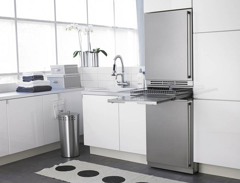 Выдвижная полка с корзиной для белья Asko HDB1152 W Выдвижная полка с корзиной для белья Asko HDB1152 W