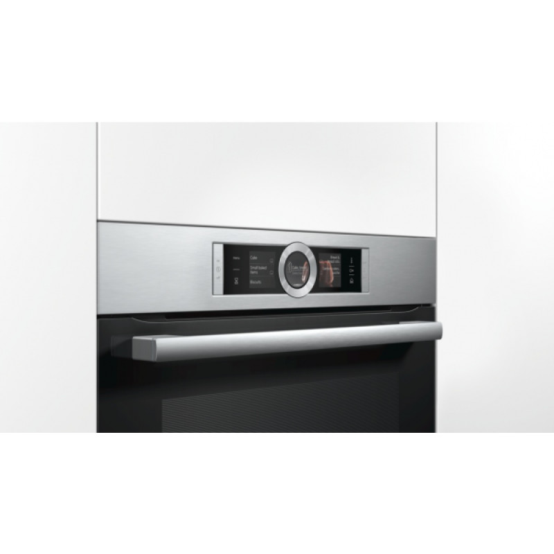 Духовой шкаф  с паром BOSCH HRG656XS2