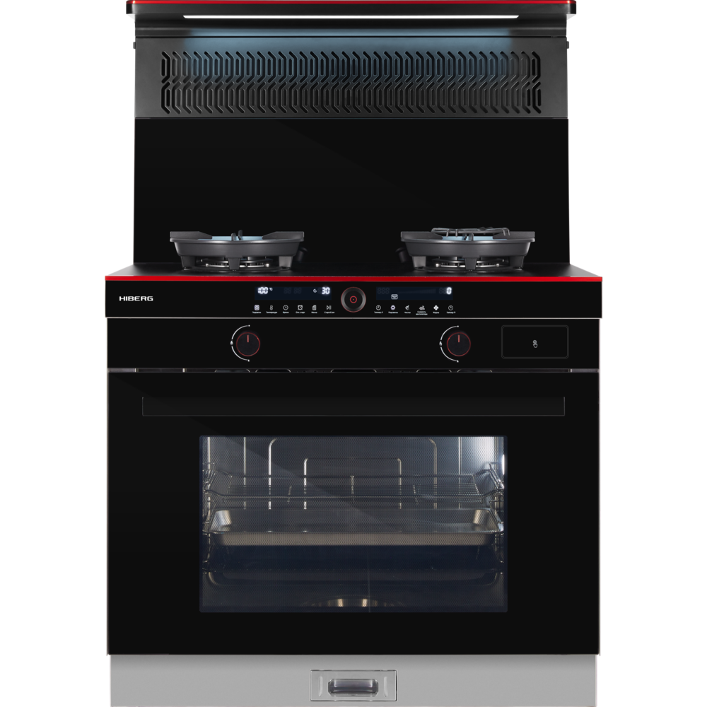 Кухонная лита c вытяжкой HIBERG S-FEG 92 с вытяжкой i-VM 9120