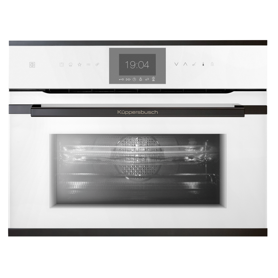 Компактный духовой шкаф с микроволнами Kuppersbusch CBM 6550.0 W2 Black Chrome