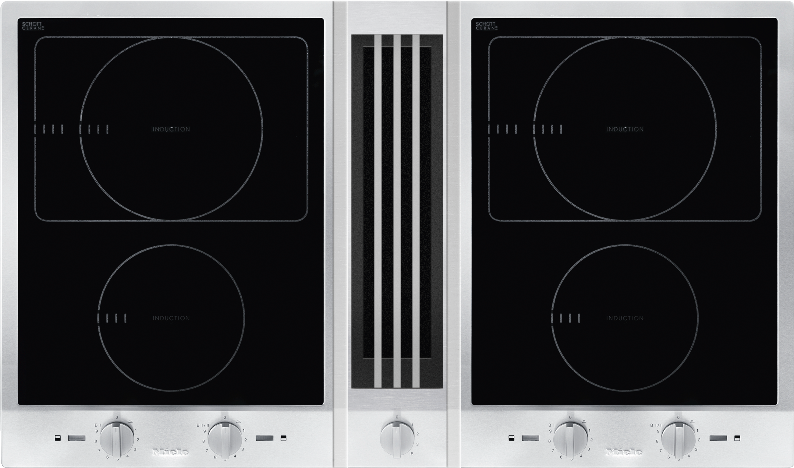 Варочная панель с вытяжкой индукционная Miele CSDA1010