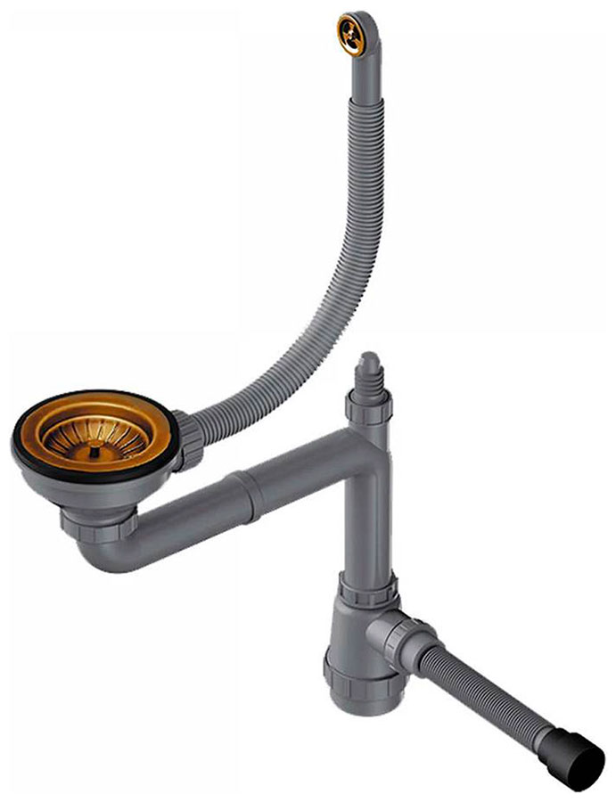Сифон Omoikiri WK-1CL-W-C