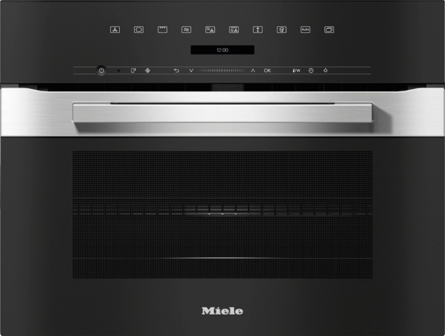 Компактный духовой шкаф с СВЧ Miele H 7240 BM EDST/CLST