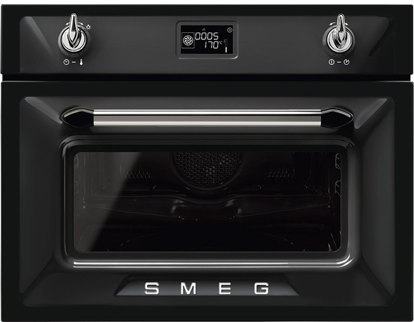  Компактный духовой шкаф с СВЧ Smeg SF4920MCN1