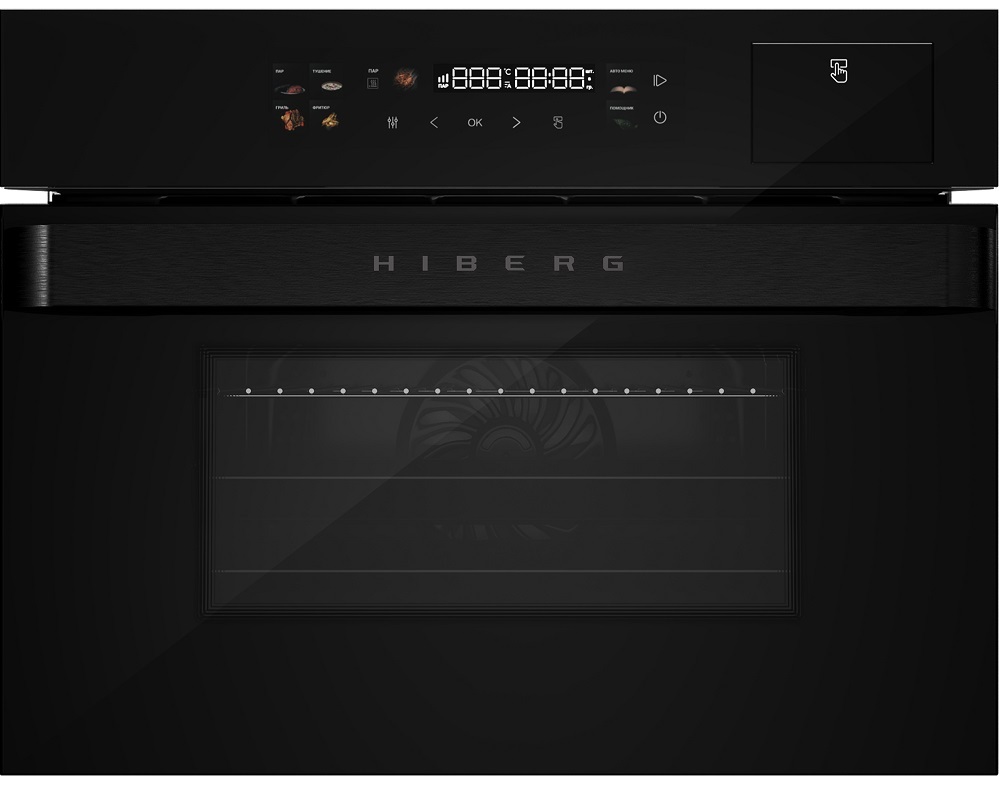 Духовой шкаф с пароваркой HIBERG S-VMF 5515 B SMART