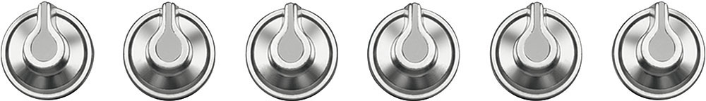 Набор ручек для варочных панелей Smeg 6MP1PGF