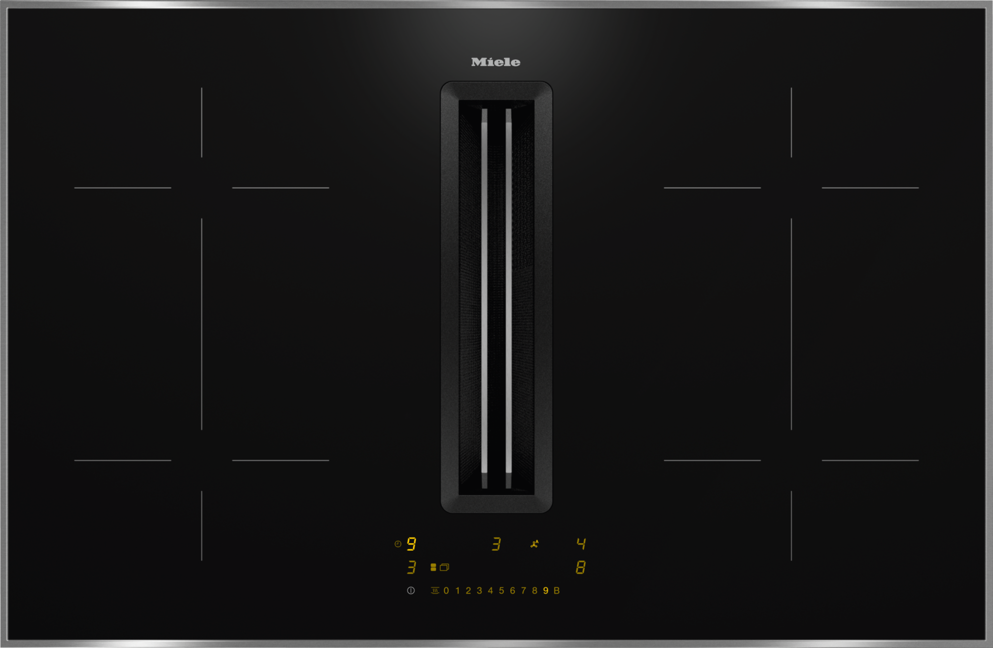 Варочная панель индукционная с вытяжкой Miele KMDA 7473 U FR (фильтр)