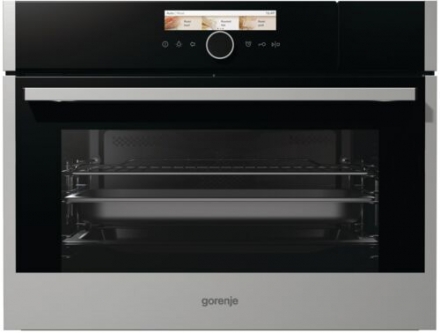 Духовой шкаф с пароваркой и СВЧ Gorenje BCMS598S19X