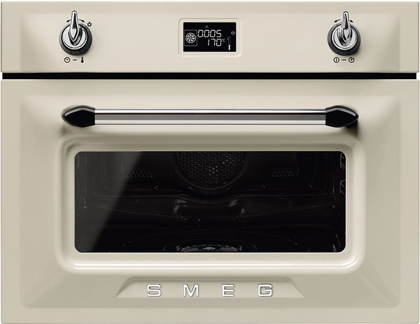 Компактный духовой шкаф с пароваркой Smeg SF4920VCP1