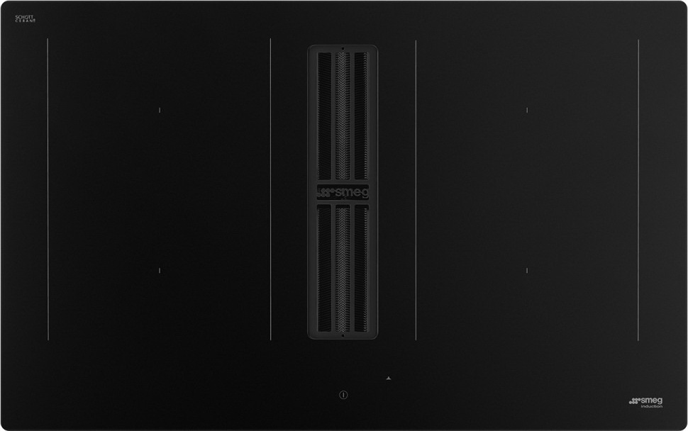Варочная панель с вытяжкой Smeg HOBD382N2