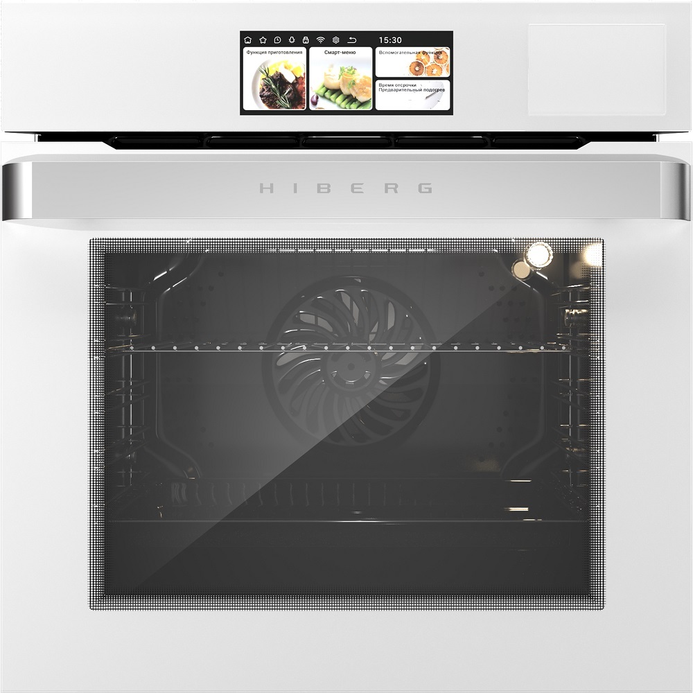 Духовой шкаф с пароваркой HIBERG S-VM 6615 W i-SMART