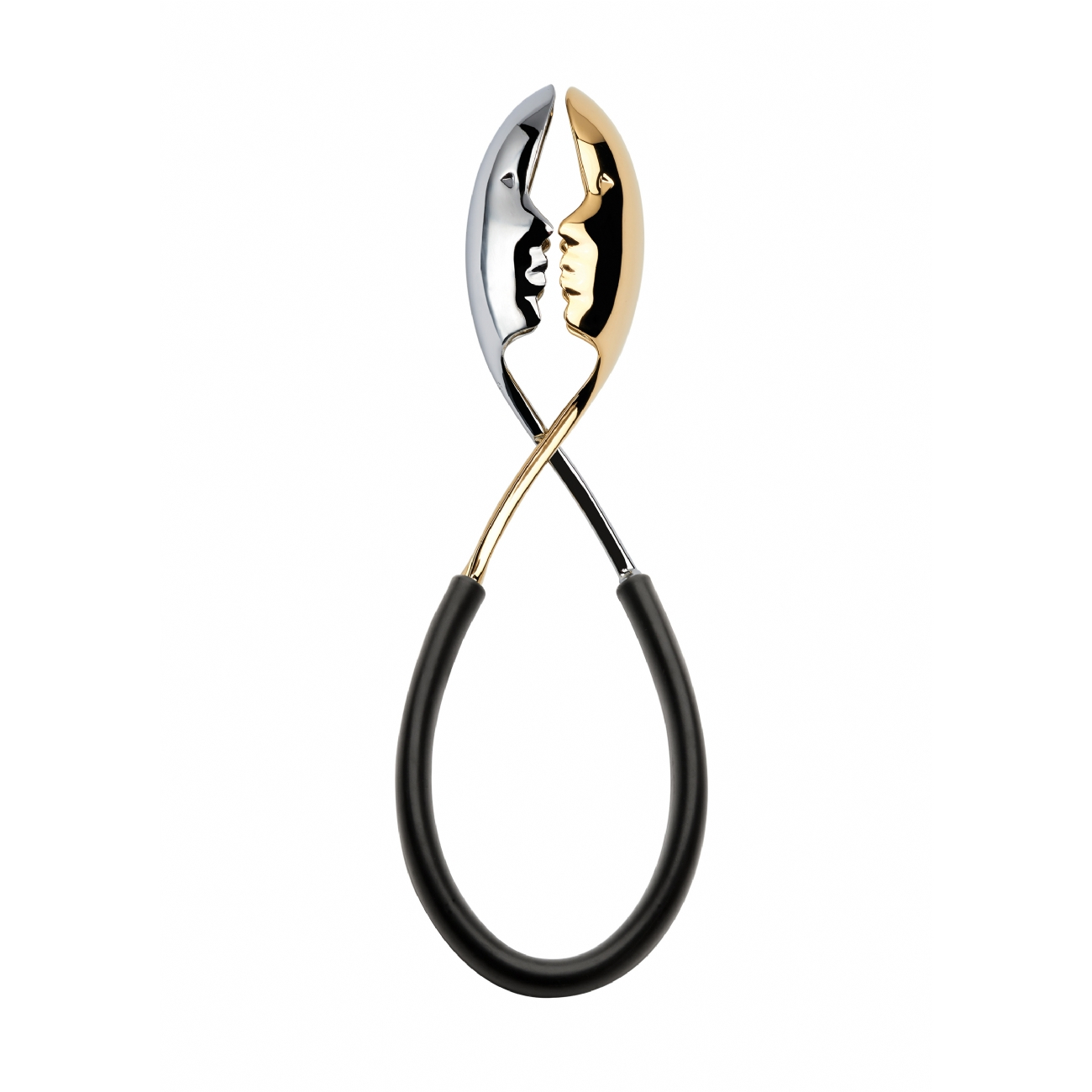 Щипцы Bugatti для салата MOLLA KISS Gold/Black 43-7003DR/CNU
