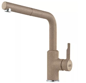 Смеситель с выдвижным шлангом и поворотным изливом Franke Urban Pull-Out, Миндаль 115.0595.093