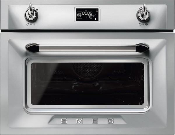 Духовой шкаф комбинированный с микроволновой печью Smeg SF4920MCX1