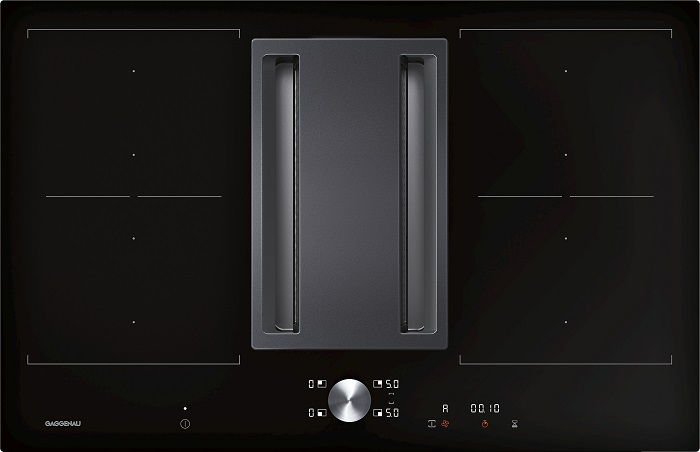 Индукционная варочная поверхность со встроенной вытяжной системой Gaggenau CV 282 100