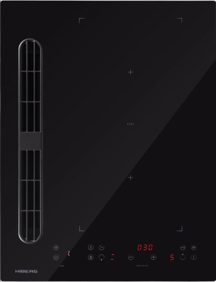Индукционная варочная панель с вытяжкой Hiberg i5-VM7 B
