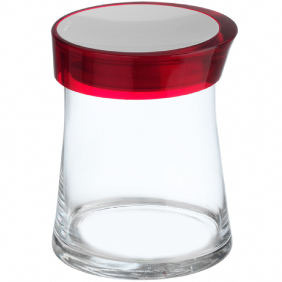 Банка Bugatti для сыпучих продуктов 1 л GLAMOUR Red GL3U-02155/10