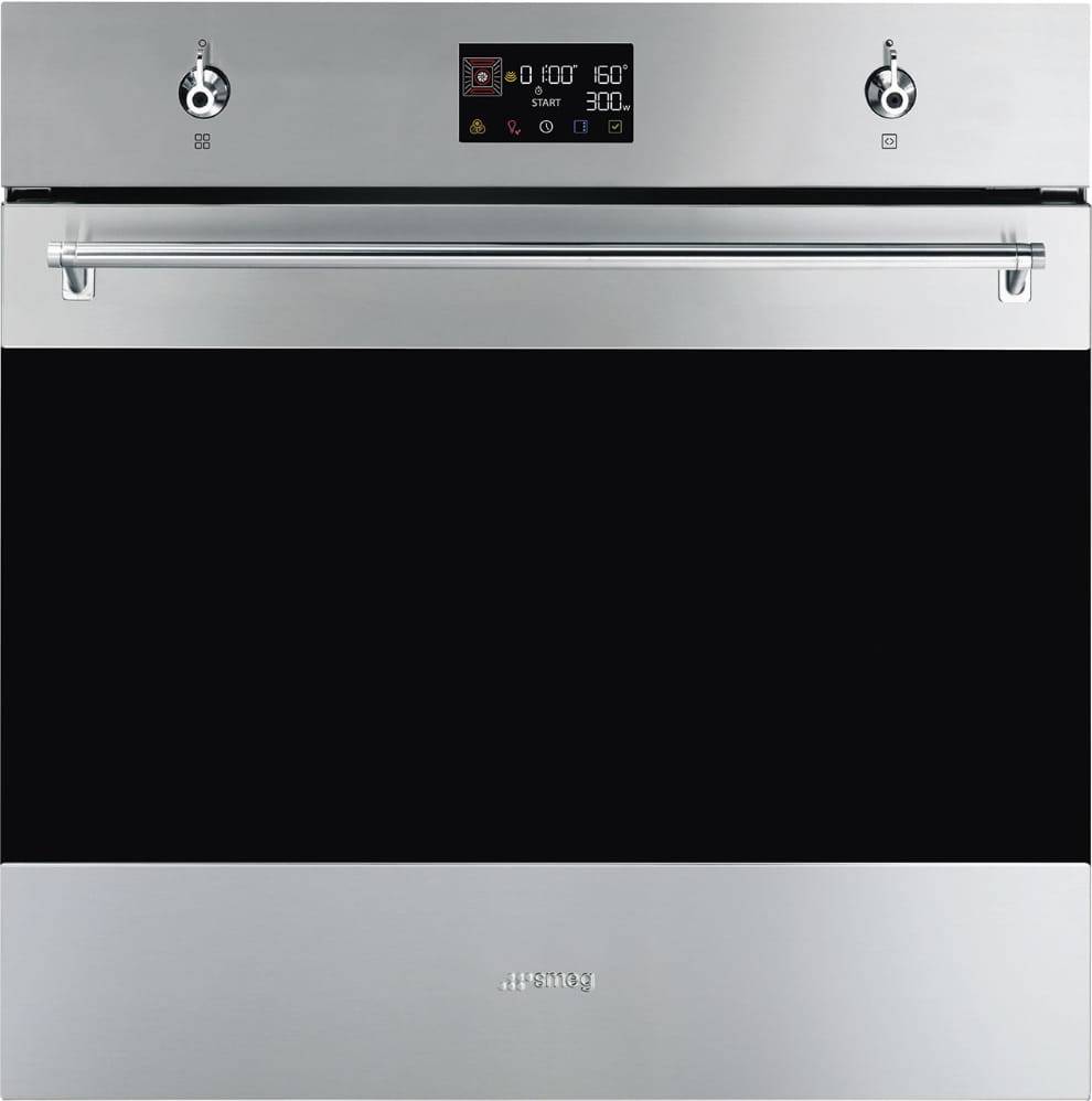 Электрический духовой шкаф с свч SMEG SO6302M2X