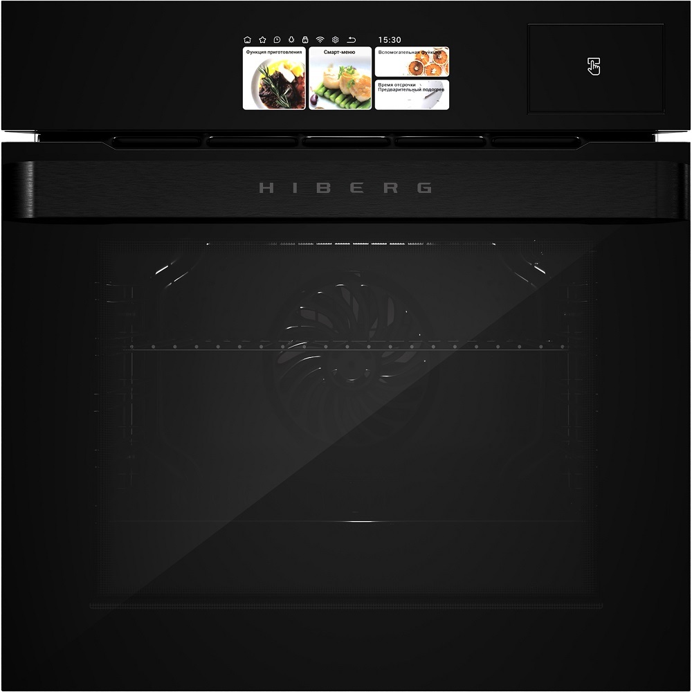 Духовой шкаф с пароваркой HIBERG S-VM 6615 B i-SMART