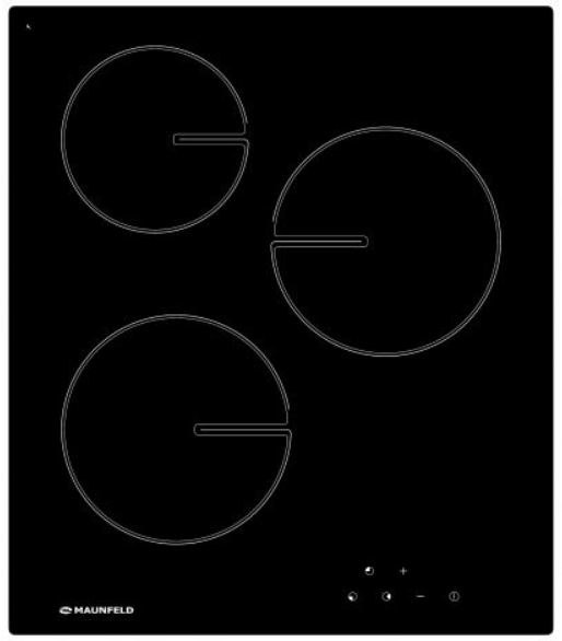 Варочная панель Maunfeld MVCE45.3HL.SZ-BK