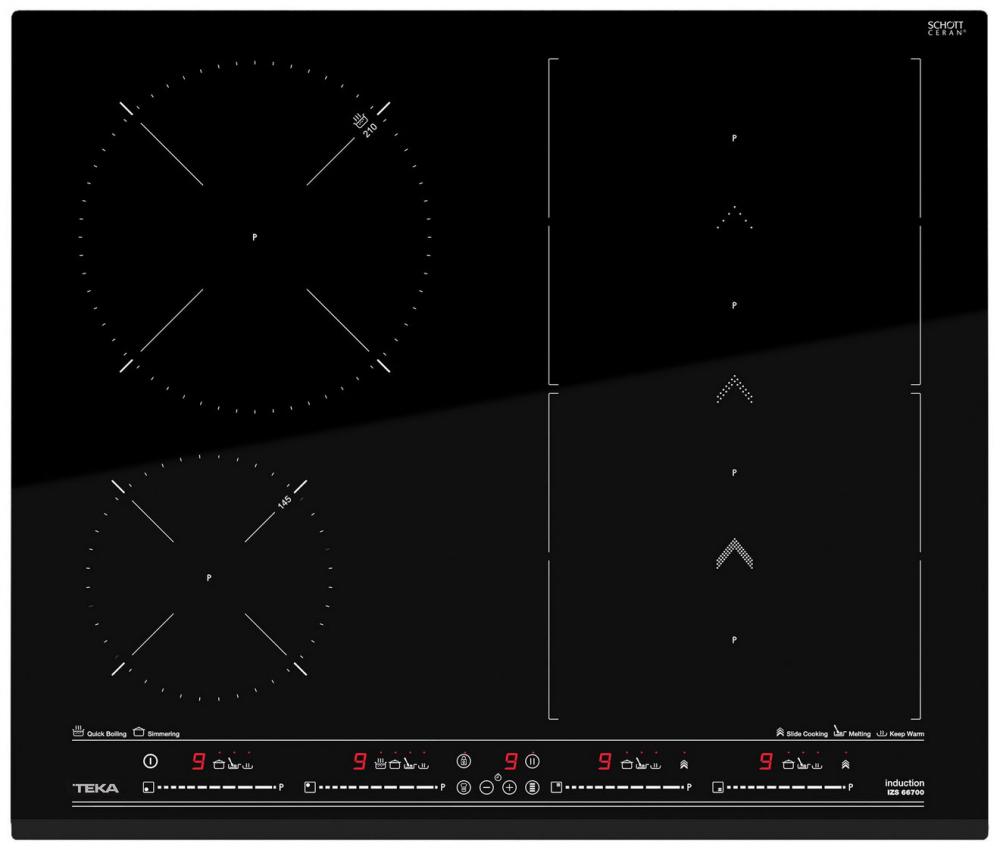Встраиваемая электрическая варочная панель Teka IZS 66700 MSP BLACK