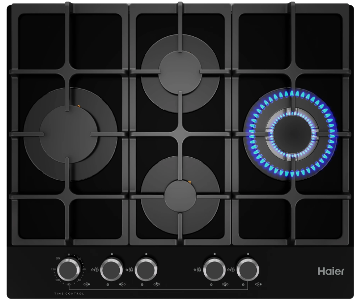 Газовая варочная панель Haier HHX-G64CWMB