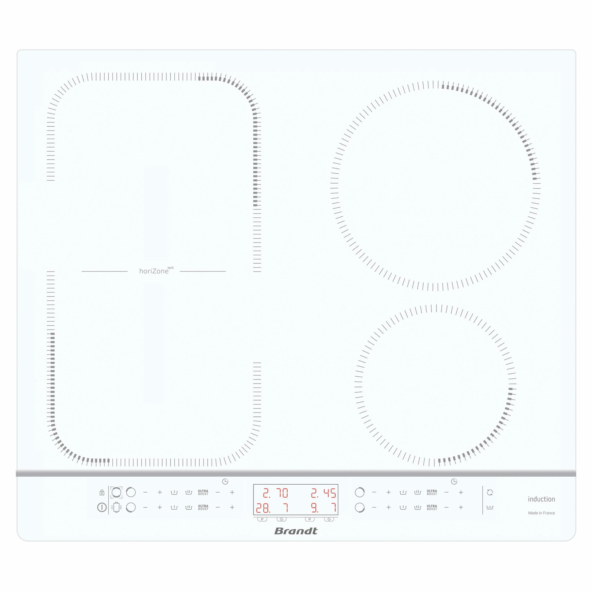 Индукционная варочная панель Brandt BPI264HSW