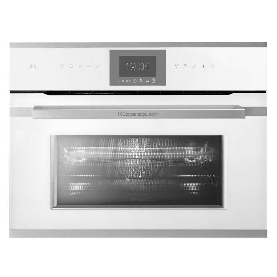 Компактный духовой шкаф с микроволнами Kuppersbusch CBM 6550.0 W1 Stainless Steel