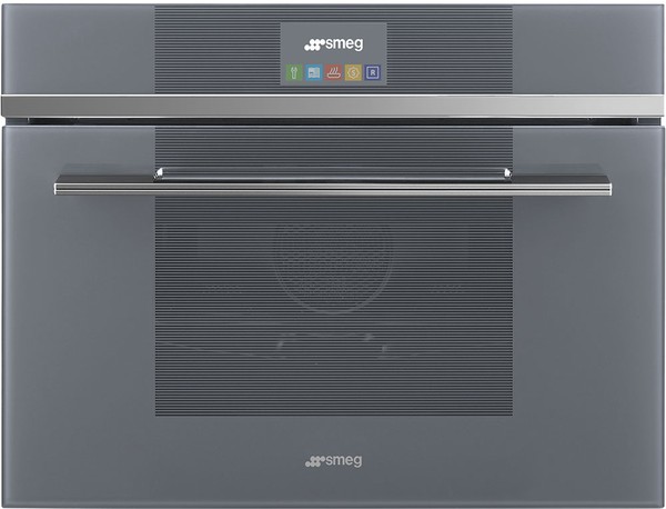 Компактный духовой шкаф с пароваркой Smeg SF4104VCS