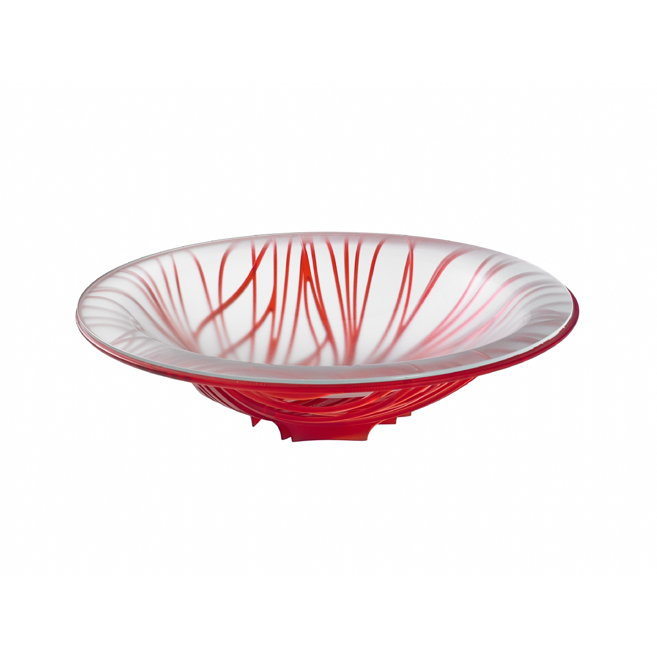 Ваза Bugatti для фруктов FLORA Red 21-FLORA3F