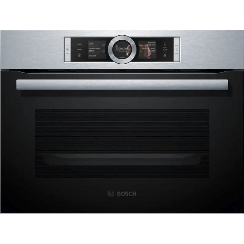 Духовой шкаф с СВЧ BOSCH CMG 676BS1