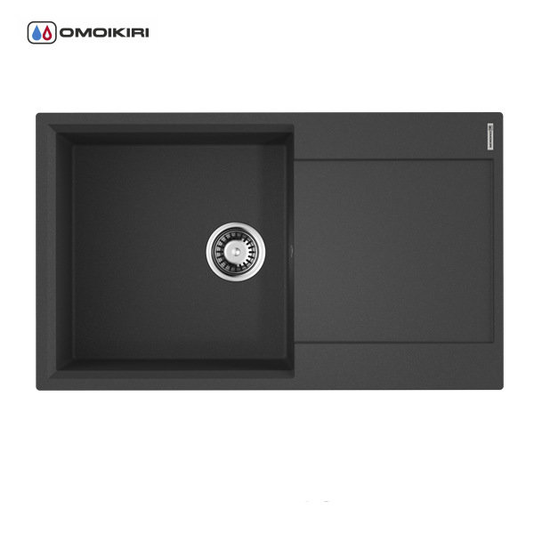 Мойка кухонная Omoikiri Daisen 86-BL черная