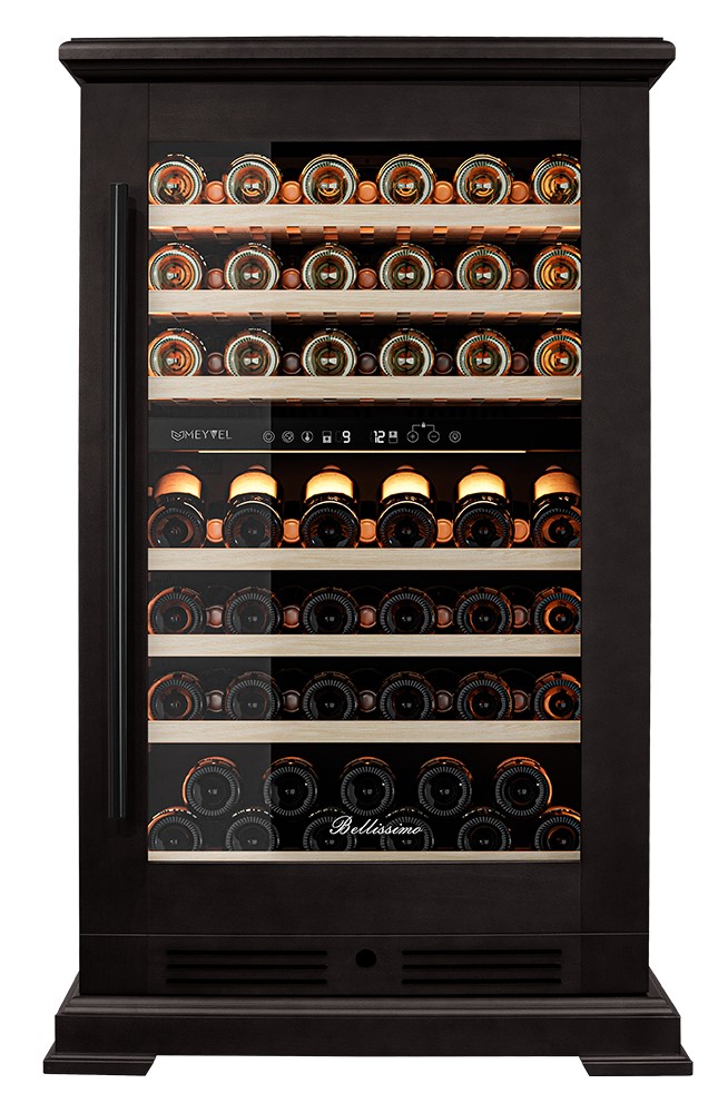 Винный шкаф Meyvel MV77PRO-KBT2 (Тёмный шоколад)