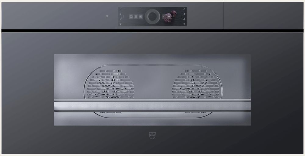 Паровой шкаф V-ZUG CombiSteamer V6000 45L Grand AutoDoor черное стекло CS6T-23046