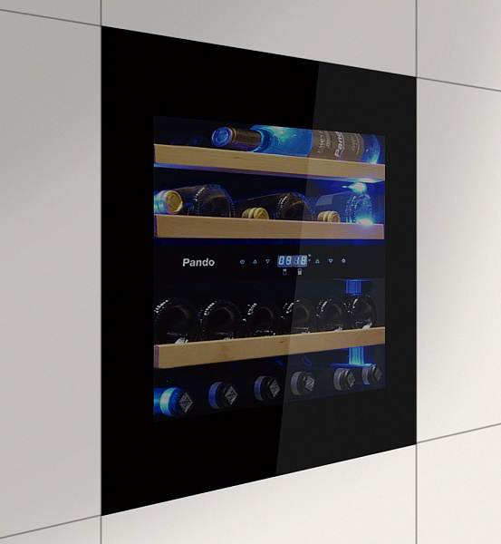 Встраиваемый винный шкаф Pando PVMAVP 60-23CRL