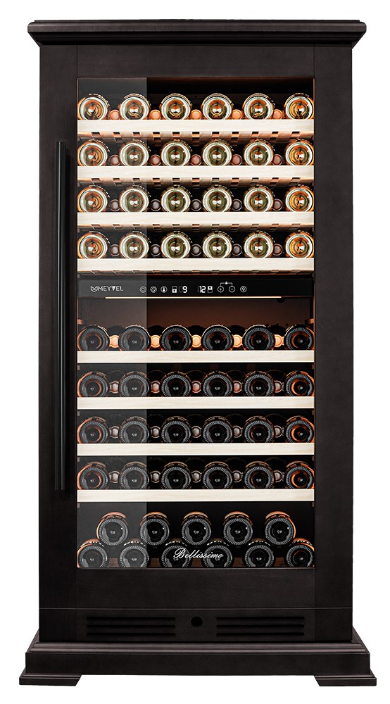 Винный шкаф Meyvel MV99PRO-KBT2 (Тёмный шоколад)