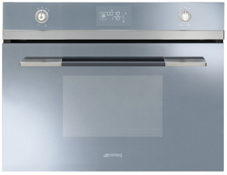 Компактный духовой шкаф с пароваркой Smeg SF4120VCS