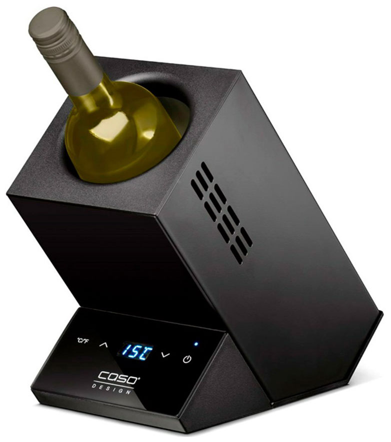 Охладитель бутылок Caso WineCase One Black