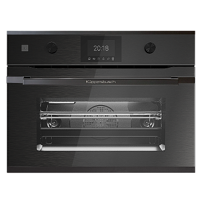 Компактный духовой шкаф с микроволнами Kuppersbusch CBM 6350.0 GPH 2 Black Chrome