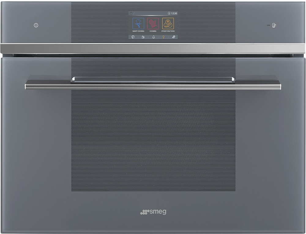 Компактный духовой шкаф с пароваркой Smeg SF4104WVCPS