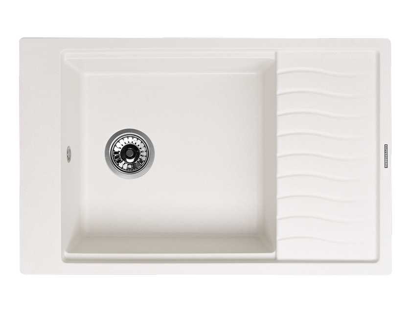 Мойка Kuppersberg MILA 1B1D WHITE ALABASTER