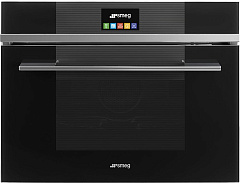 Компактный духовой шкаф с пароваркой Smeg SF4104VCN