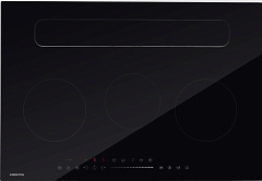 Индукционная варочная панель с вытяжкой Hiberg i7-VM7 B