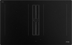 Варочная панель с вытяжкой Smeg HOBD382N2