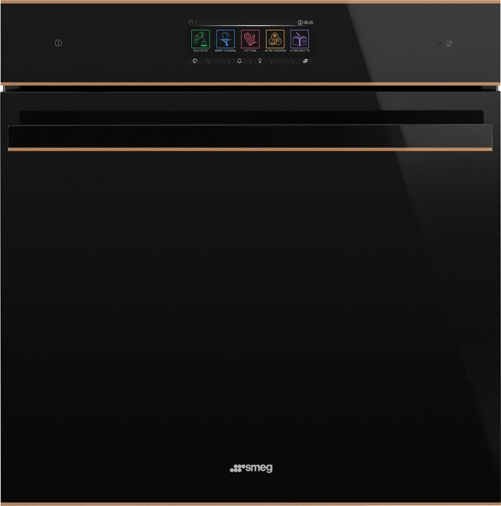Электрический духовой шкаф с паром и свч SMEG SO6606WAPNR