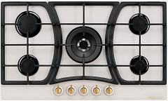 Газовая варочная панель Kuppersberg FG 903 W Bronze