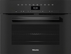 Компактный духовой шкаф с СВЧ Miele H7440BM OBSW