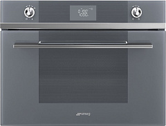 Комбинированный духовой шкаф с функцией СВЧ  Smeg SF4102MCS