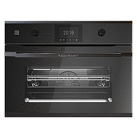 Компактный духовой шкаф с микроволнами Kuppersbusch CBM 6350.0 GPH 2 Black Chrome