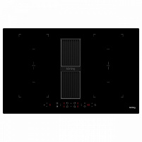 Индукционная варочная панель с вытяжкой Korting HIBH 84980 NB